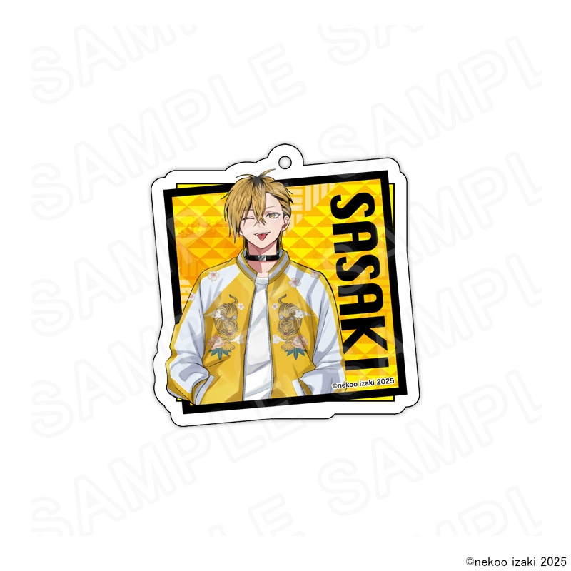 【 12/09 発送予定】 『ダメ男の椎名先輩とヤバ男の佐々木くん』POPUPSHOP 描き下ろしアクリルキーホルダー 佐々木志 グッズ