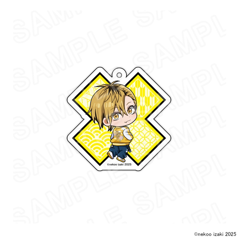 【 12/09 発送予定】 『ダメ男の椎名先輩とヤバ男の佐々木くん』POPUPSHOP 描き下ろしミニキャラキーホルダー 佐々木志 グッズ