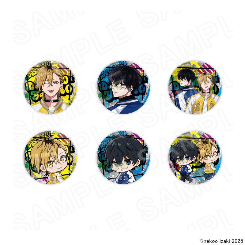 【 12/09 発送予定】 『ダメ男の椎名先輩とヤバ男の佐々木くん』POPUPSHOP 描き下ろし缶バッジ ※ブラインド販売 グッズ
