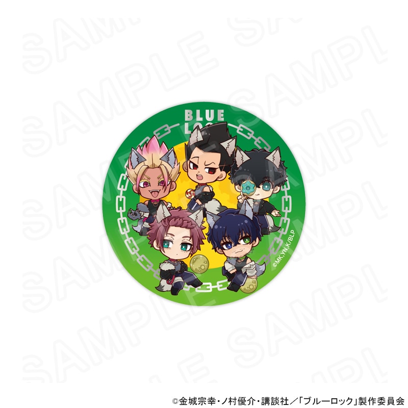 【 12/05 発送予定】 TVアニメ『ブルーロック』 ウルフコレクションBIG缶バッジデザインB グッズ