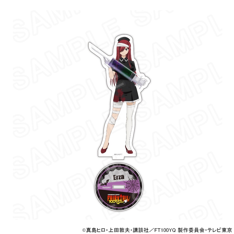 【 12/02 発送予定】 TVアニメ「FAIRY TAIL 100年クエスト」描き下ろしアクリルスタンド（ハロウィンVer）エルザ グッズ