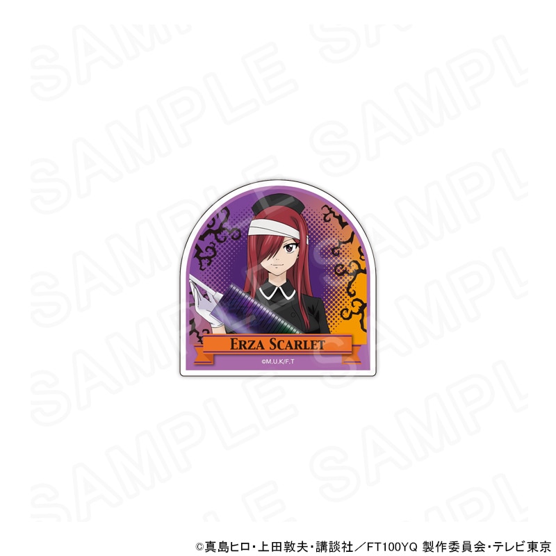 【 12/02 発送予定】 TVアニメ「FAIRY TAIL 100年クエスト」描き下ろしアクリルネームバッジ(ハロウィンVer)エルザ グッズ