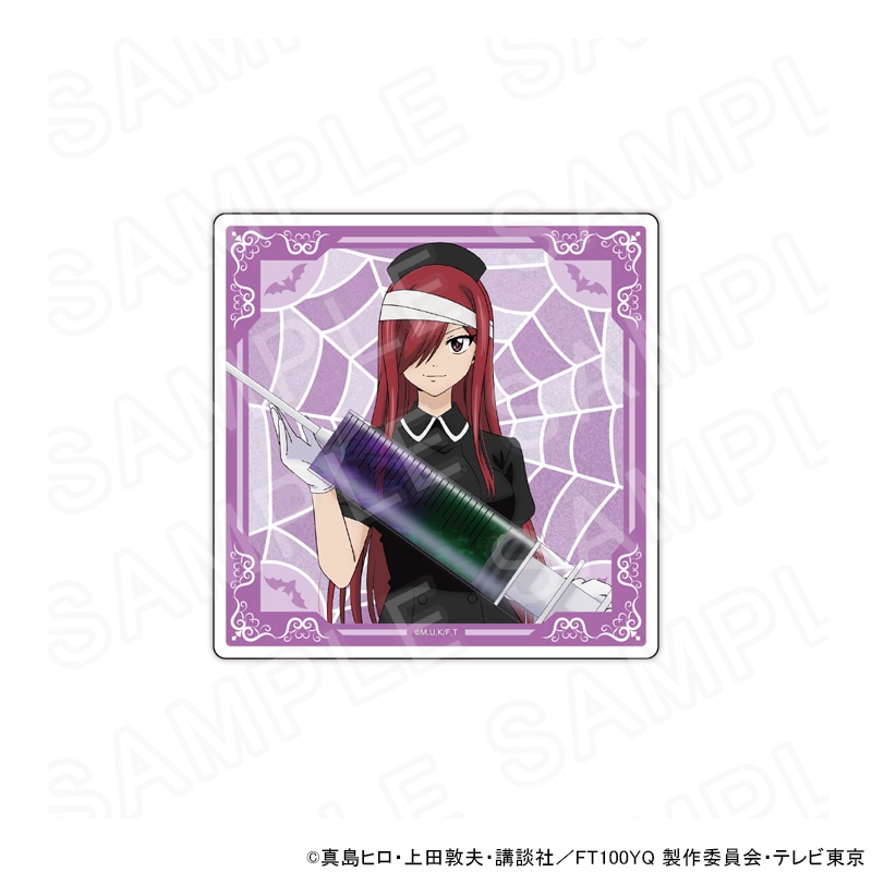 【 12/02 発送予定】 TVアニメ「FAIRY TAIL 100年クエスト」描き下ろしアクリルコースター(ハロウィンVer)エルザ グッズ