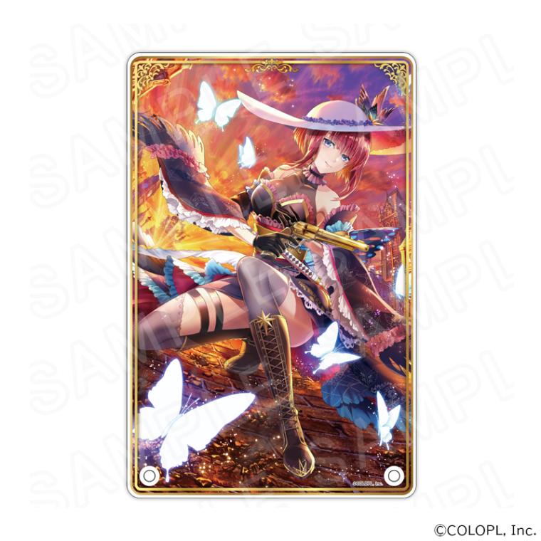 【 12/02 発送予定】 クイズRPG 魔法使いと黒猫のウィズ~黄昏メアレスカフェ〈巡る幸い〉亭~アクリルパネル ルリアゲハ グッズ