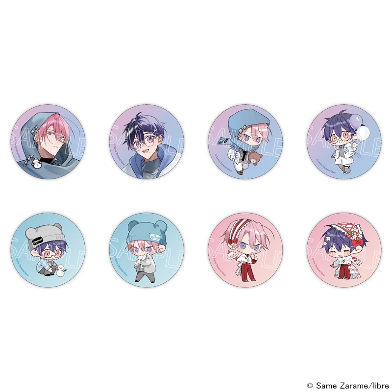 【 02/19 発送予定】 着飾るヒナはまだ恋を知らない 描き下ろしホログラム缶バッジ ※ブラインド販売 グッズ