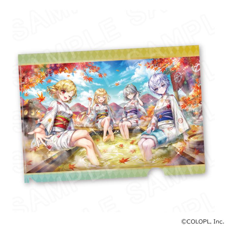 アニメキャラクター アートプリント 白猫プロジェクト NEW WORLD'S クリアファイル D