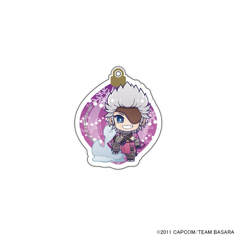 【 02/20 発送予定】 アニメ『戦国BASARA』 ～ホワイトクリスマス～ オーナメント風オーロラキーホルダー[長曾我部元親] グッズ