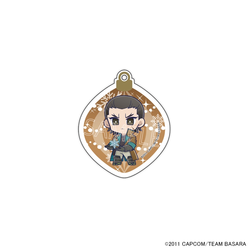 【 02/20 発送予定】 アニメ『戦国BASARA』 ～ホワイトクリスマス～ オーナメント風オーロラキーホルダー[片倉小十郎] グッズ