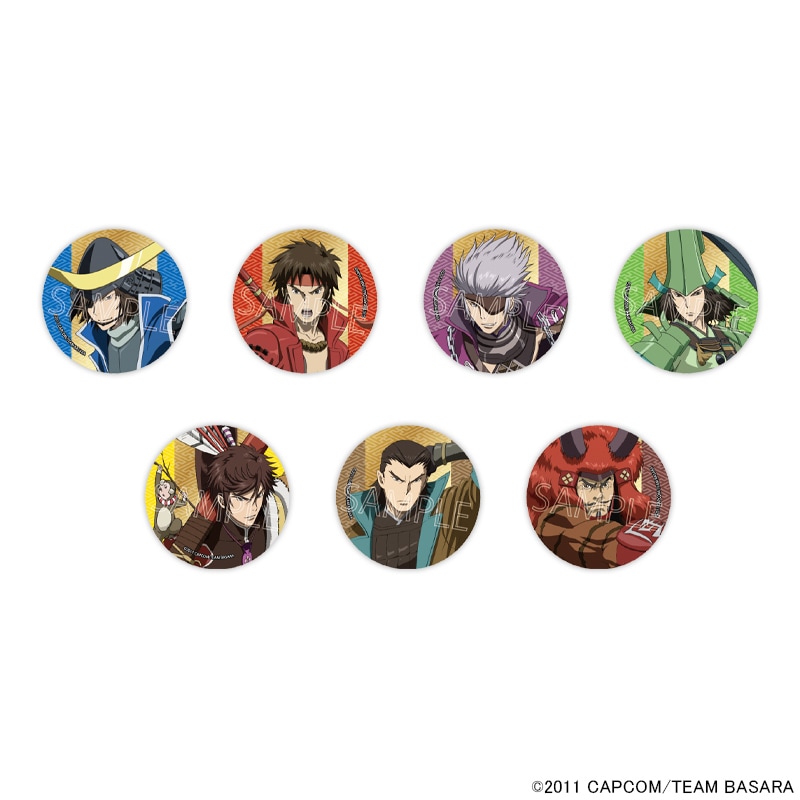 【 02/20 発送予定】 アニメ『戦国BASARA』 ～ホワイトクリスマス～ 缶バッジ ※ブラインド販売 グッズ