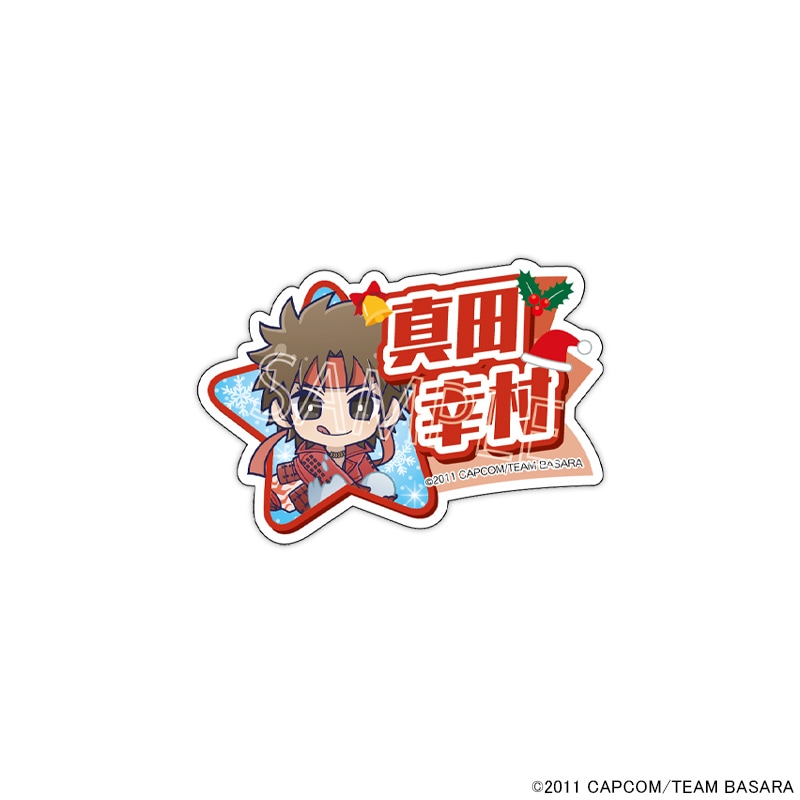 【 02/20 発送予定】 アニメ『戦国BASARA』 ～ホワイトクリスマス～ ネームバッジ[真田幸村] グッズ