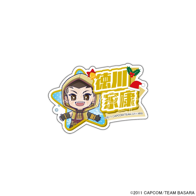 【 02/20 発送予定】 アニメ『戦国BASARA』 ～ホワイトクリスマス～ ネームバッジ[徳川家康] グッズ