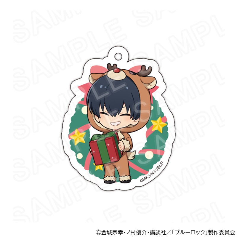 【 02/19 発送予定】 TVアニメ『ブルーロック』 キーホルダー　クリスマスパーティーVer　潔 世一 グッズ