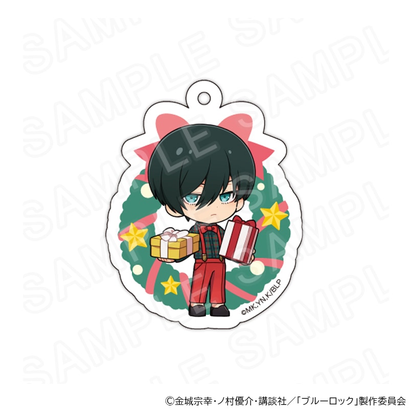 【 02/19 発送予定】 TVアニメ『ブルーロック』 キーホルダー　クリスマスパーティーVer　糸師 凛 グッズ