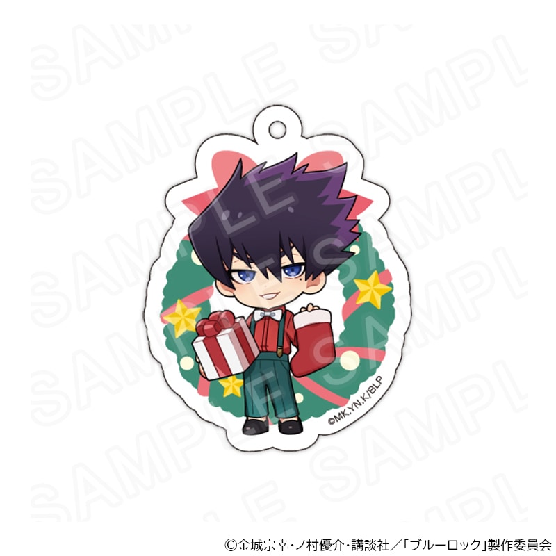 【 02/19 発送予定】 TVアニメ『ブルーロック』 キーホルダー　クリスマスパーティーVer　烏 旅人 グッズ