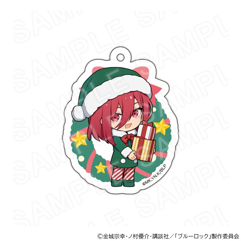 【 02/19 発送予定】 TVアニメ『ブルーロック』 キーホルダー　クリスマスパーティーVer　千切 豹馬 グッズ