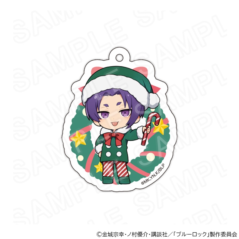 【 02/19 発送予定】 TVアニメ『ブルーロック』 キーホルダー　クリスマスパーティーVer　御影 玲王 グッズ