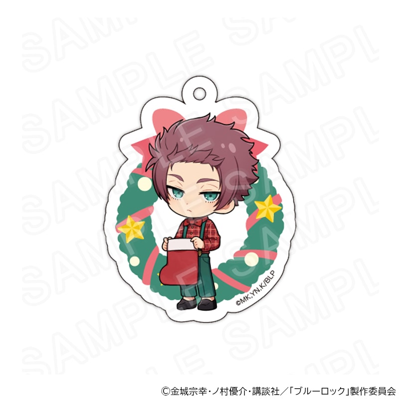 【 02/19 発送予定】 TVアニメ『ブルーロック』 キーホルダー　クリスマスパーティーVer　糸師 冴 グッズ