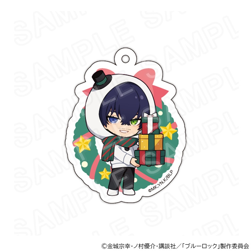 【 02/19 発送予定】 TVアニメ『ブルーロック』 キーホルダー　クリスマスパーティーVer　オリヴァ・愛空 グッズ