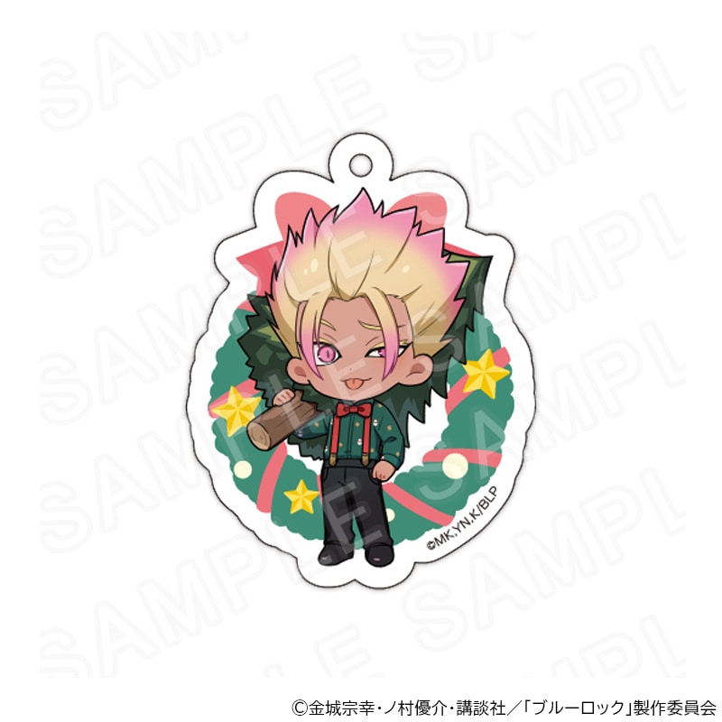 【 02/19 発送予定】 TVアニメ『ブルーロック』 キーホルダー　クリスマスパーティーVer　士道 龍聖 グッズ