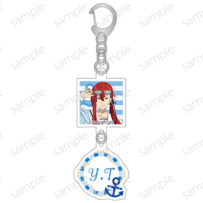 【 03/10 発送予定】 KING OF PRISM-Your Endless Call-　二連アクリルキーホルダー　太刀花ユキノジョウ　マリンルックスタイル グッズ