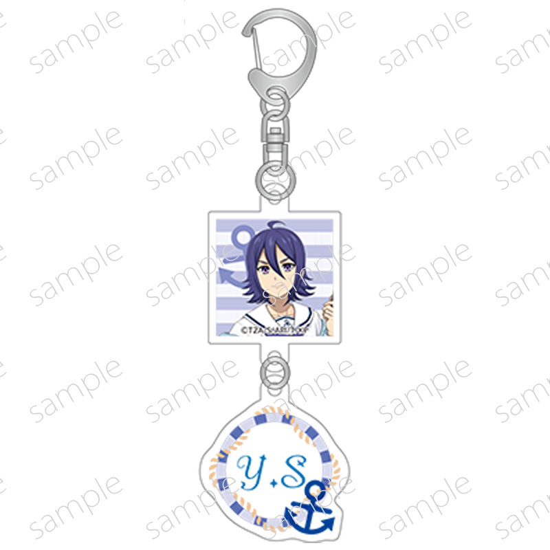 【 03/10 発送予定】 KING OF PRISM-Your Endless Call-　二連アクリルキーホルダー　涼野ユウ　マリンルックスタイル グッズ