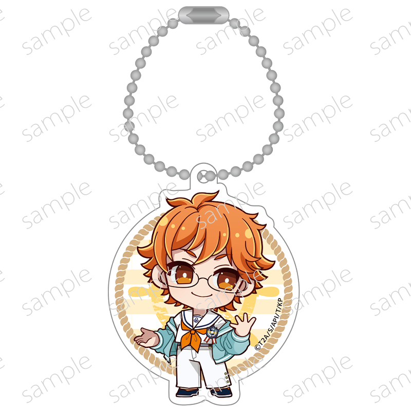 【 03/10 発送予定】 KING OF PRISM-Your Endless Call-　ミニキャラアクリルキーホルダー　十王院カケル　マリンルックスタイル グッズ