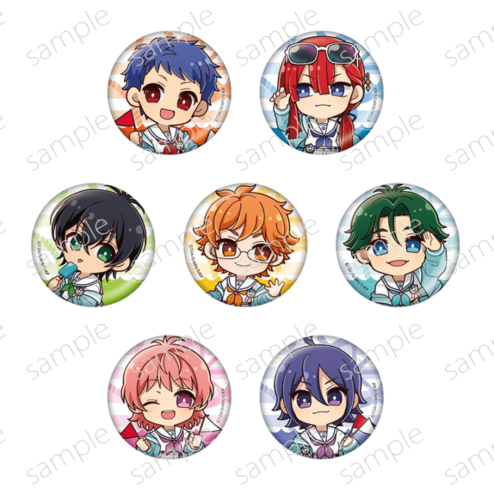 【 03/10 発送予定】 KING OF PRISM-Your Endless Call-　ミニキャラ缶バッジ(単品)　マリンルックスタイル ※ブラインド販売 グッズ