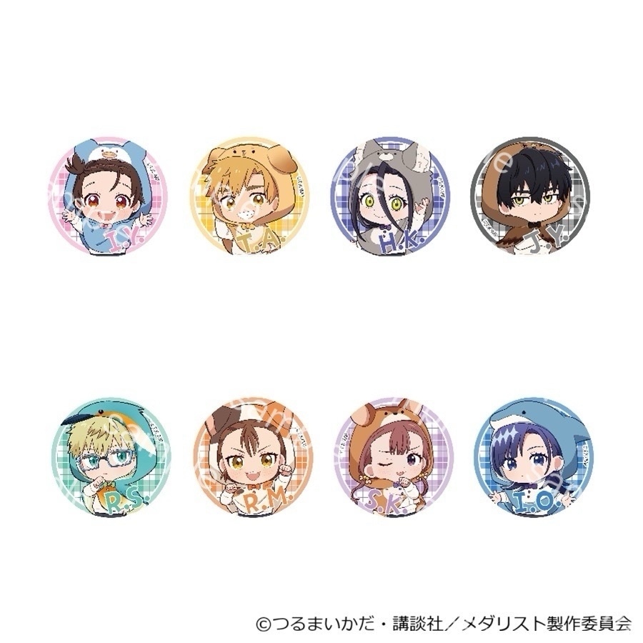 メダリスト　トレーディングモノクロ 缶バッジ メダリスト_トレーディングモノクロイラスト缶バッジ 1BOX | 公式