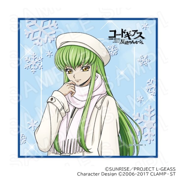 【 03/21 発送予定】 コードギアス ミニタオル　C.C.（ウインター）  グッズ