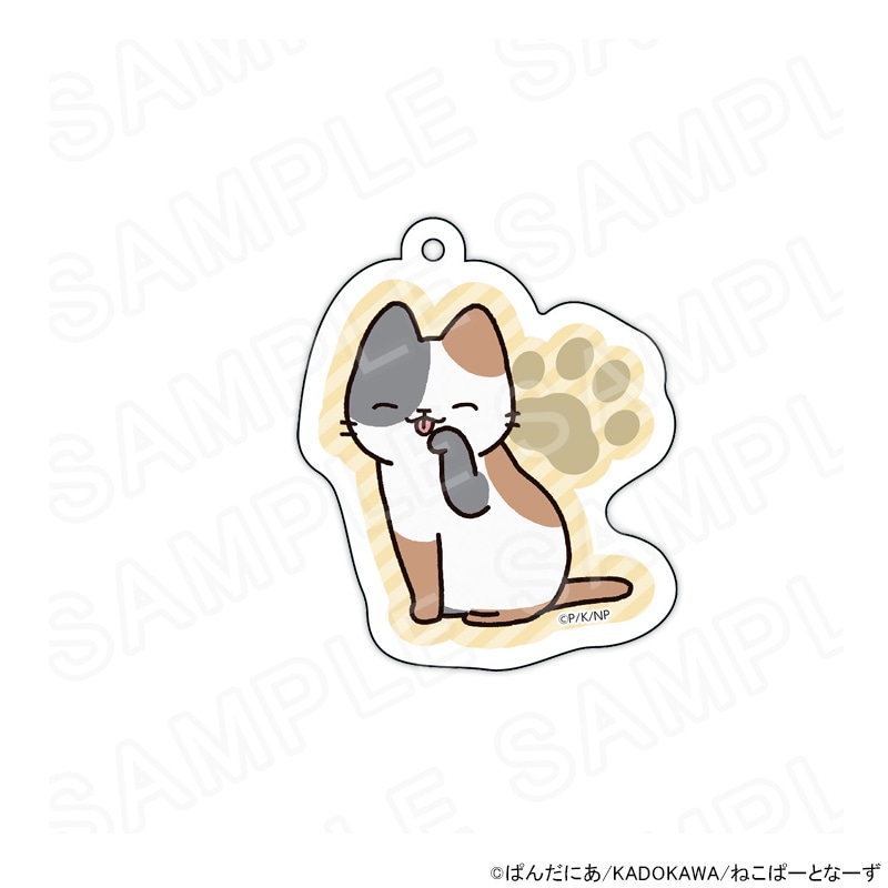 【 03/06 発送予定】 WEBアニメ『うごく！ねこむかしばなし』 アクリルキーホルダー　ミケネコ グッズ