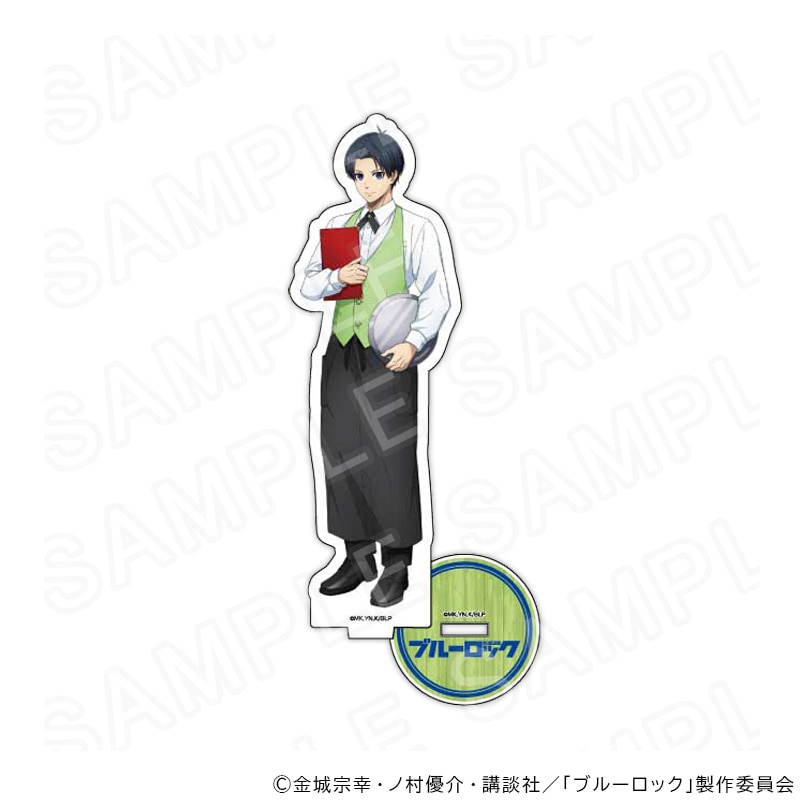 ブルーロック　潔世一　アニプラスカフェ 韓 国限定 アクリルスタンド TVアニメ『ブルーロック』描き下ろしアクリルスタンド（カフェ衣装Ver