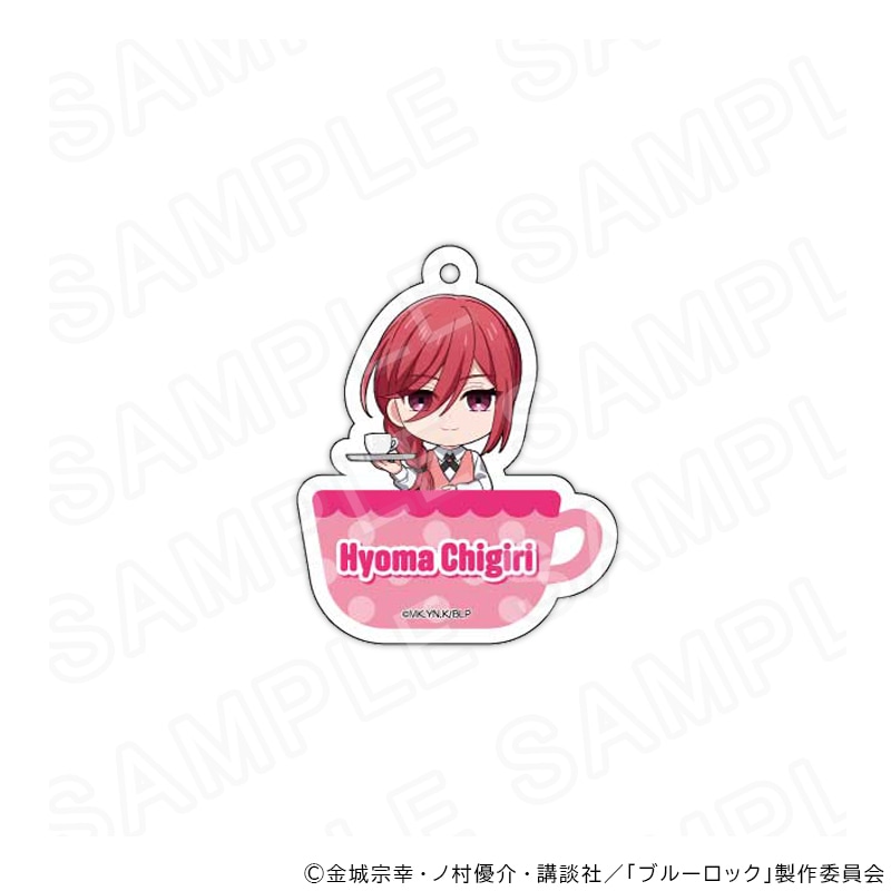 【 03/02 発送予定】 TVアニメ『ブルーロック』ミニキャラアクリルキーホルダー(カフェ衣装Ver)千切豹馬 グッズ