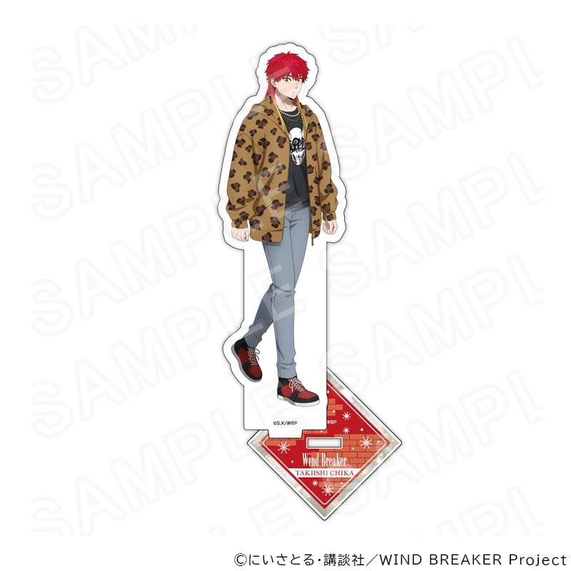【 03/11 発送予定】 TVアニメ『WIND BREAKER』描き下ろしアクリルスタンド（冬衣装Ver）焚石矢 グッズ