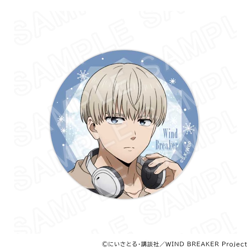 【 03/11 発送予定】 TVアニメ『WIND BREAKER』描き下ろし缶バッジ（冬衣装Ver）梶蓮 グッズ