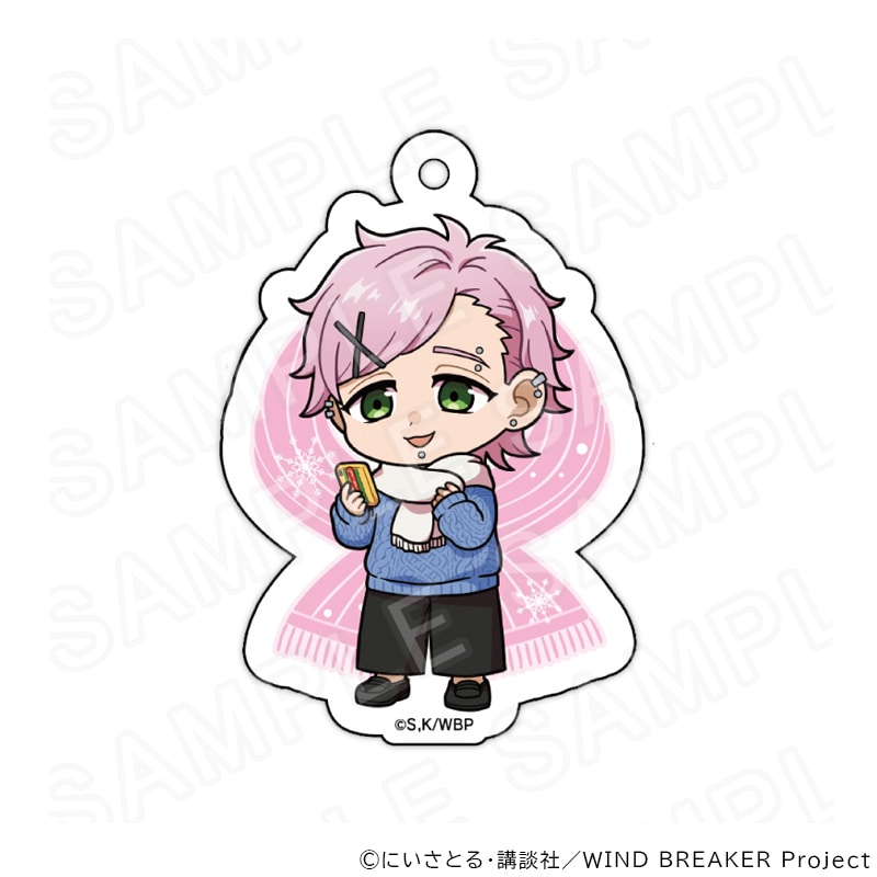 【 03/04 発送予定】 TVアニメ『WIND BREAKER』ミニキャラアクリルキーホルダー（冬衣装Ver）桐生三輝 グッズ