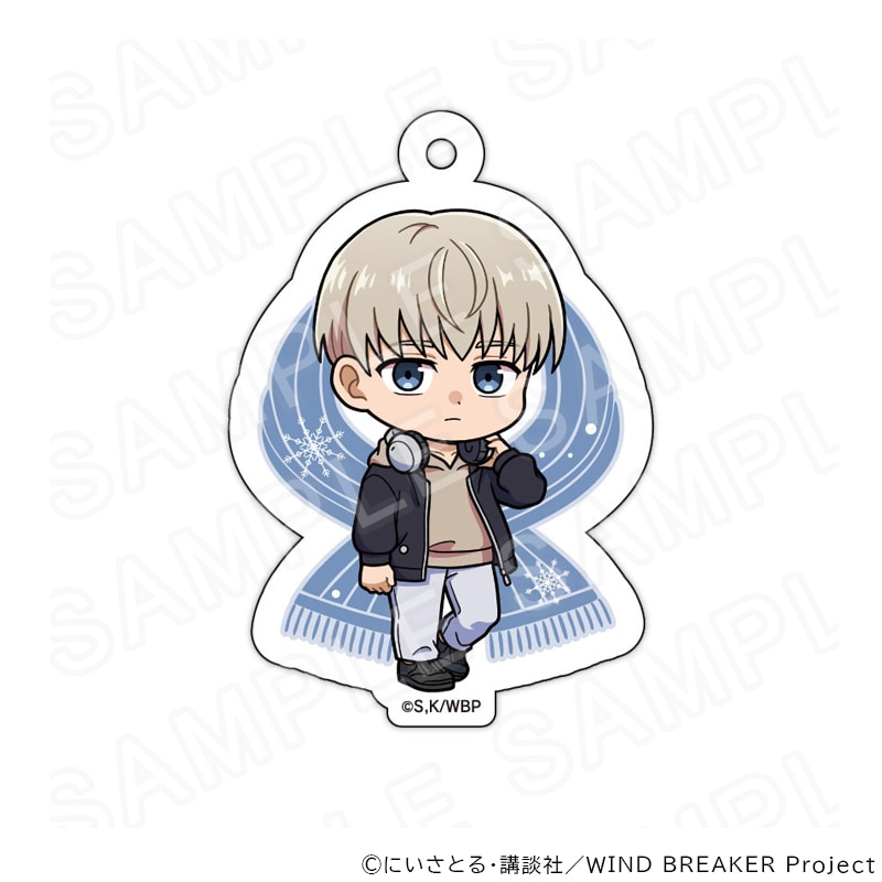 【 03/04 発送予定】 TVアニメ『WIND BREAKER』ミニキャラアクリルキーホルダー（冬衣装Ver）梶蓮 グッズ