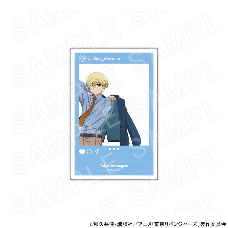 【 03/31 発送予定】 東京リベンジャーズ ジャケットスタイル 描き下ろしアクリルカード(松野千冬) グッズ