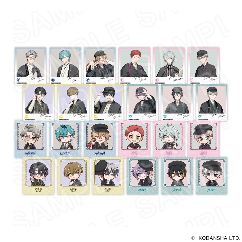 【 03/27 発送予定】 ハンドレッドノート ポラロイド風カード 大正浪漫Ver. ※ブラインド販売 グッズ