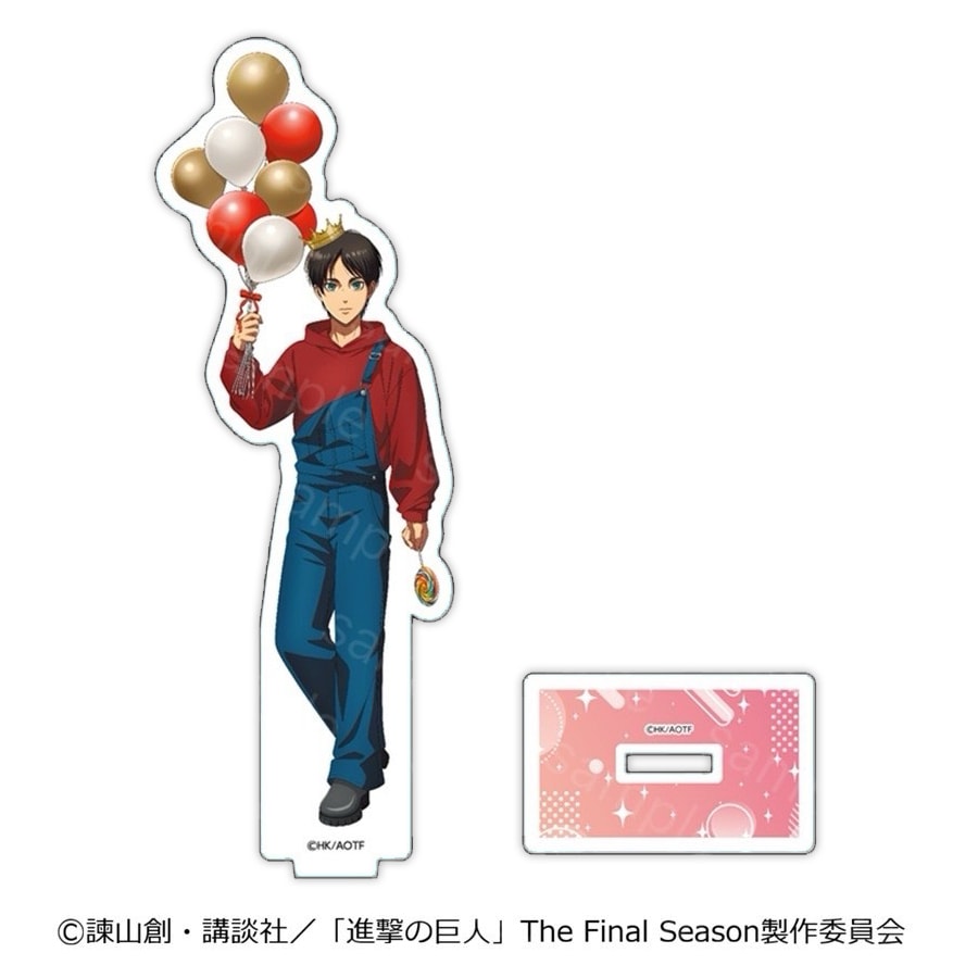 03/20 発送予定】 進撃の巨人 アクリルスタンド エレンバースデーVer