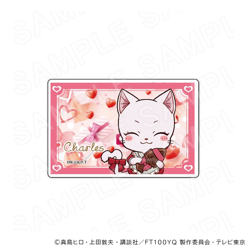 【 03/10 発送予定】 TVアニメ「FAIRY TAIL 100年クエスト」 ネームバッジ （バレンタインデーVer） シャルル  グッズ