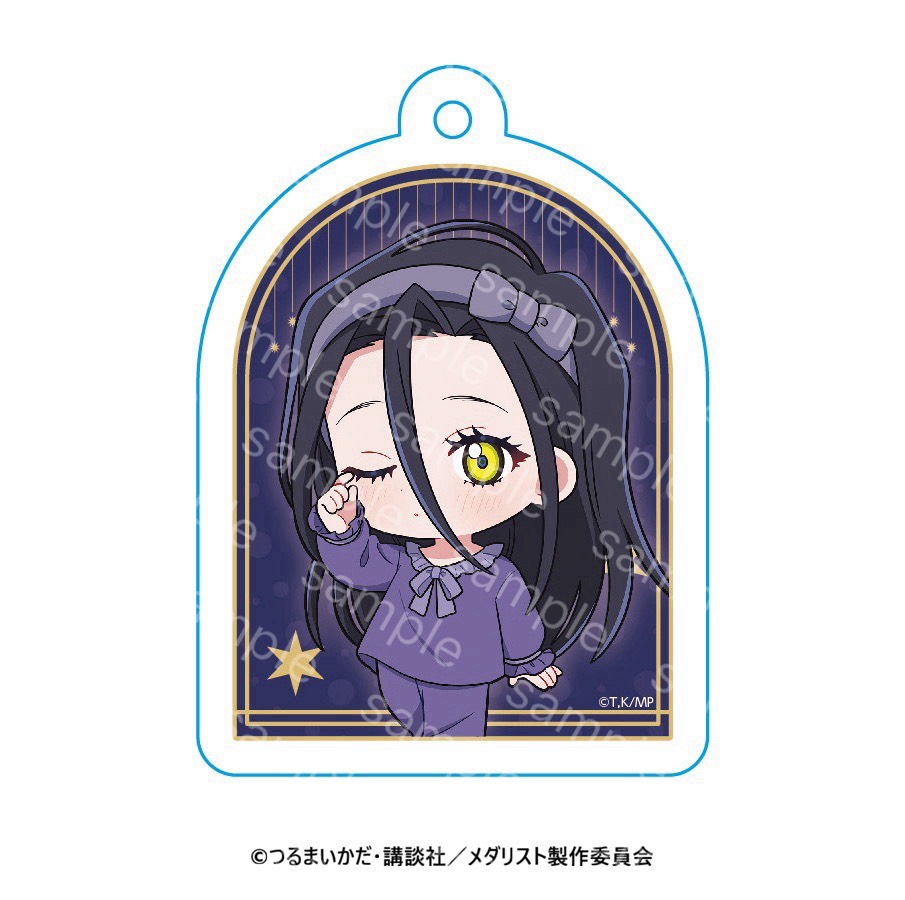 メダリスト プリンセスカフェ アクスタ カード アニマルぽんちょ 夜鷹 4点 メダリスト ミニキャラアクリルキーホルダー アニマルぽんちょVer