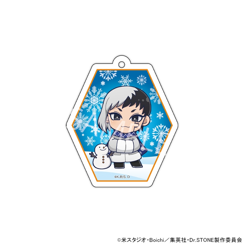 【 06/08 発送予定】 TVアニメ「Dr.STONE」さっぽろ雪まつり ミニキャラアクリルキーホルダー[あさぎりゲン] グッズ