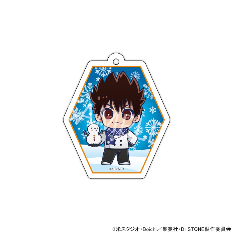 【 06/08 発送予定】 TVアニメ「Dr.STONE」さっぽろ雪まつり ミニキャラアクリルキーホルダー[クロム] グッズ