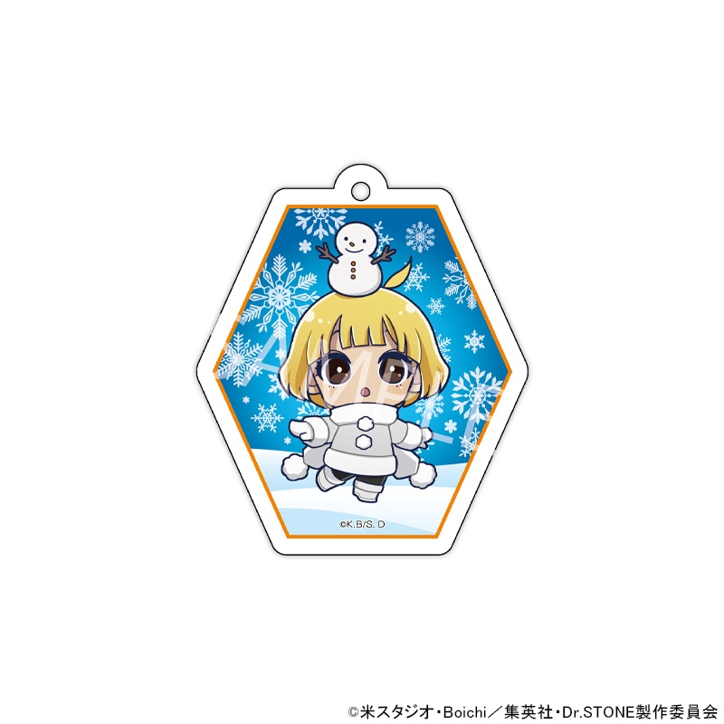 【 06/08 発送予定】 TVアニメ「Dr.STONE」さっぽろ雪まつり ミニキャラアクリルキーホルダー[スイカ] グッズ