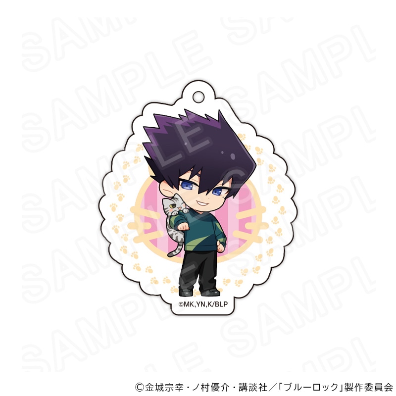 【 03/28 発送予定】 TVアニメ『ブルーロック』 キーホルダー 猫の日Ver 烏 旅人 グッズ