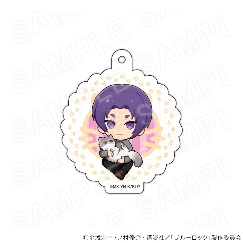 【 03/28 発送予定】 TVアニメ『ブルーロック』 キーホルダー 猫の日Ver 御影 玲王 グッズ