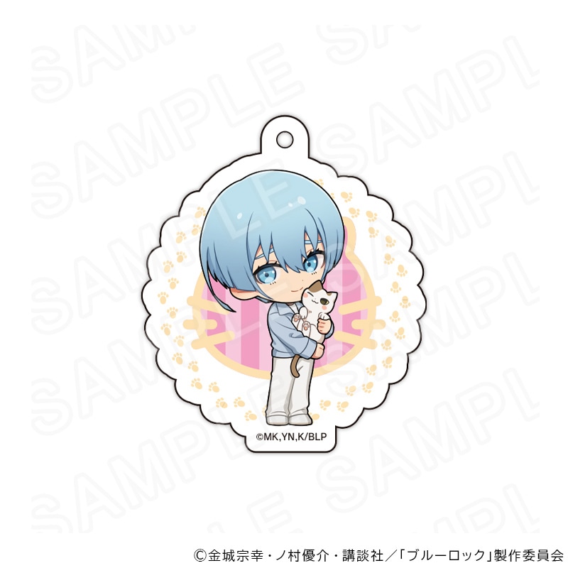 【 03/28 発送予定】 TVアニメ『ブルーロック』 キーホルダー 猫の日Ver 氷織 羊 グッズ