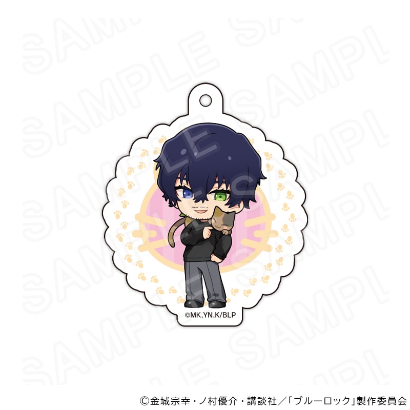 【 03/28 発送予定】 TVアニメ『ブルーロック』 キーホルダー 猫の日Ver オリヴァ・愛空 グッズ