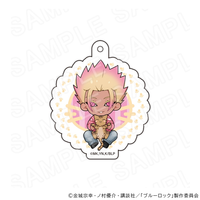 【 03/28 発送予定】 TVアニメ『ブルーロック』 キーホルダー 猫の日Ver 士道 龍聖 グッズ