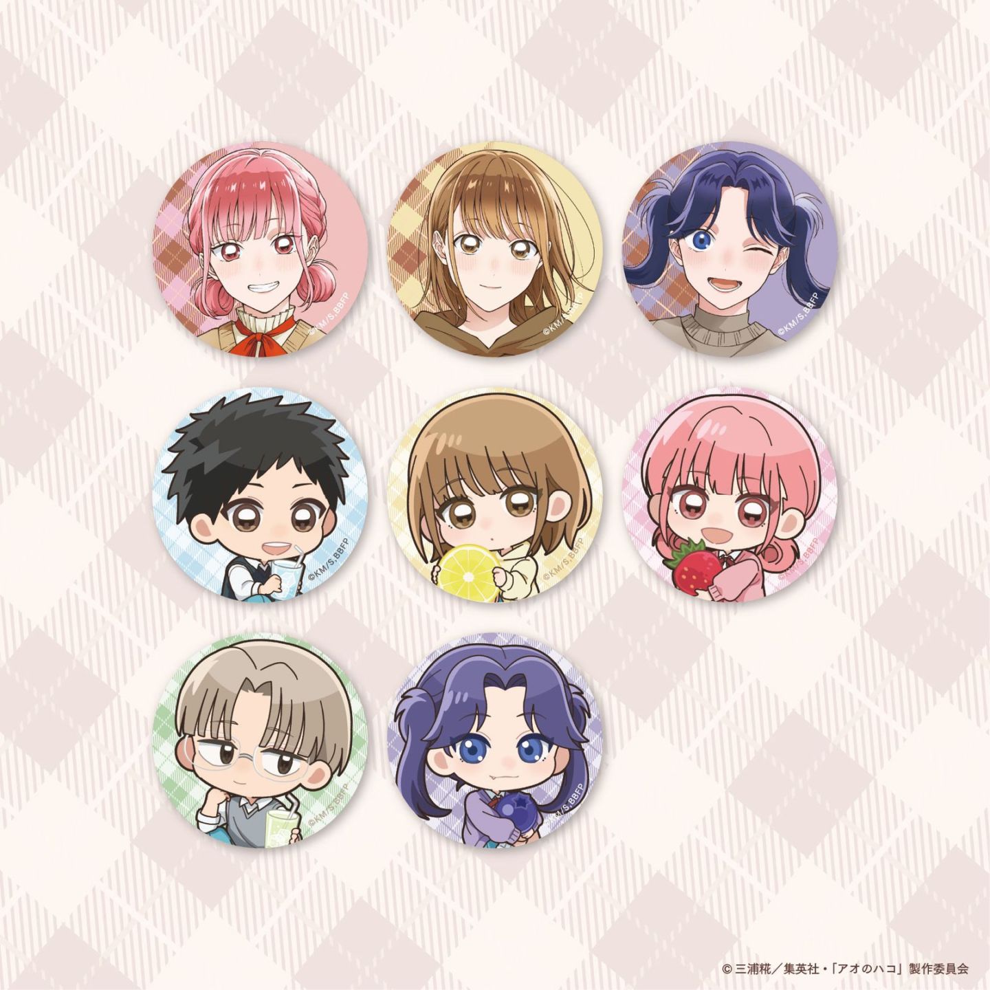 TVアニメ『アオのハコ』　トレーディング缶バッジ ※ブラインド販売